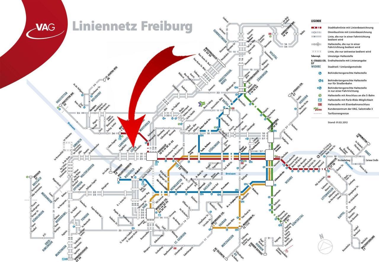 Ferienwohnung Schweier - Ausserhalb Und Doch Zentral Friburgo em Brisgóvia Exterior foto